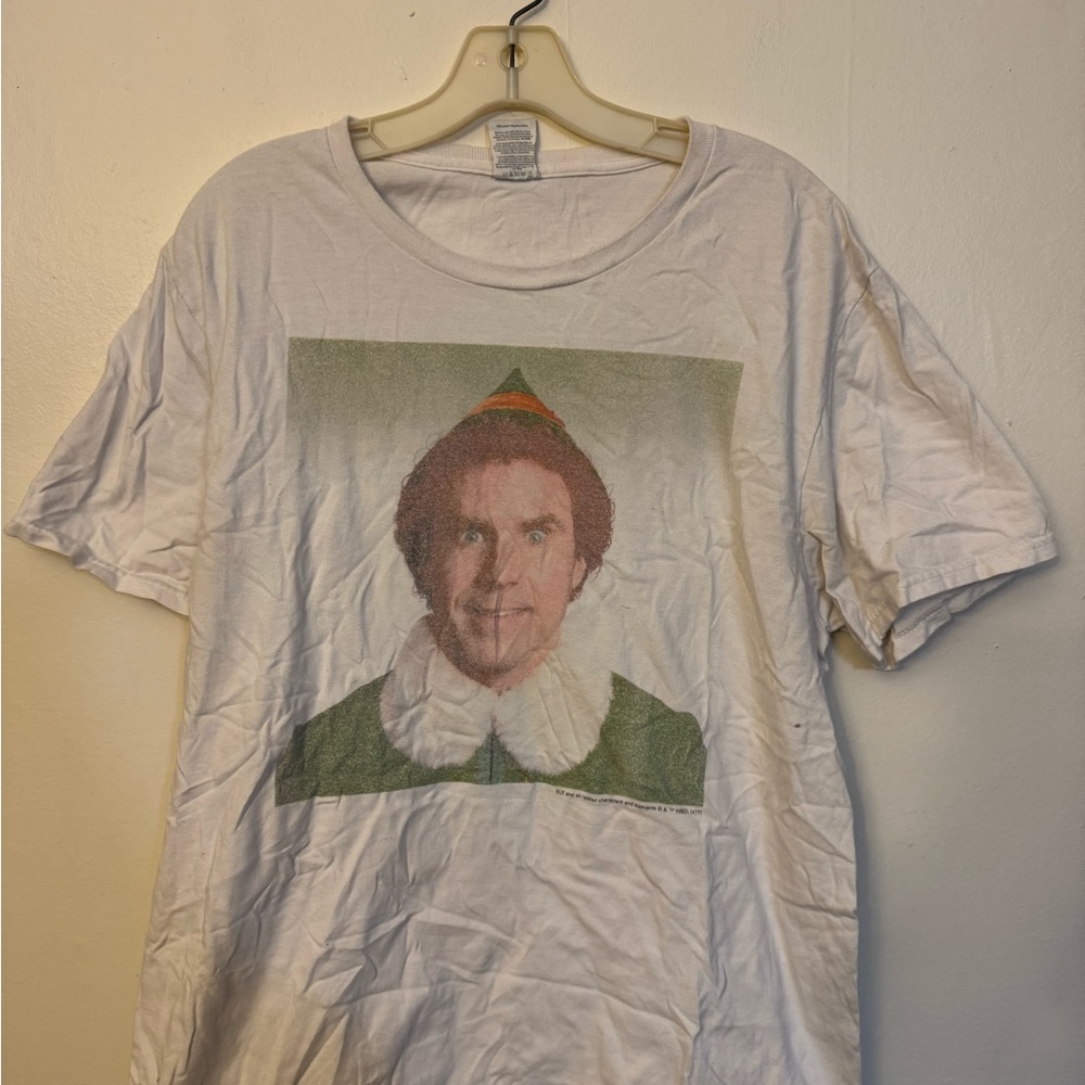 Festive White Graphic Tee